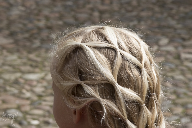 pattern of braided hair