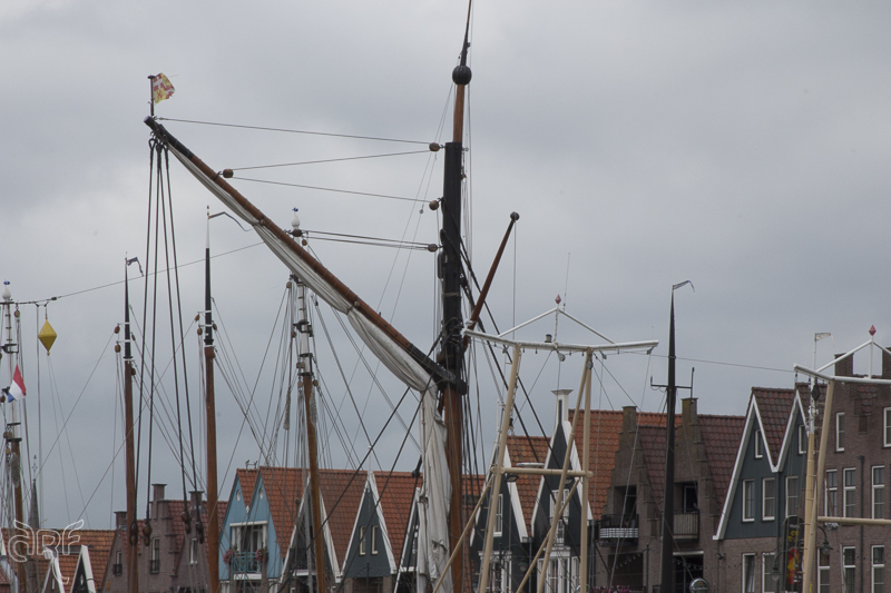 The old harbour of Volendam