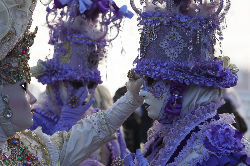 Venice: three fantasy costumes