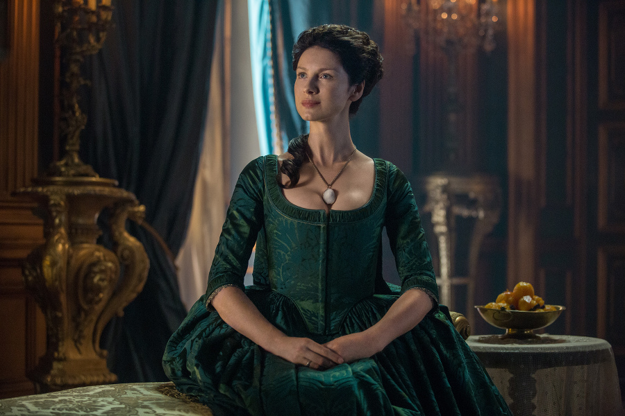 Claire Fraser's green costume
