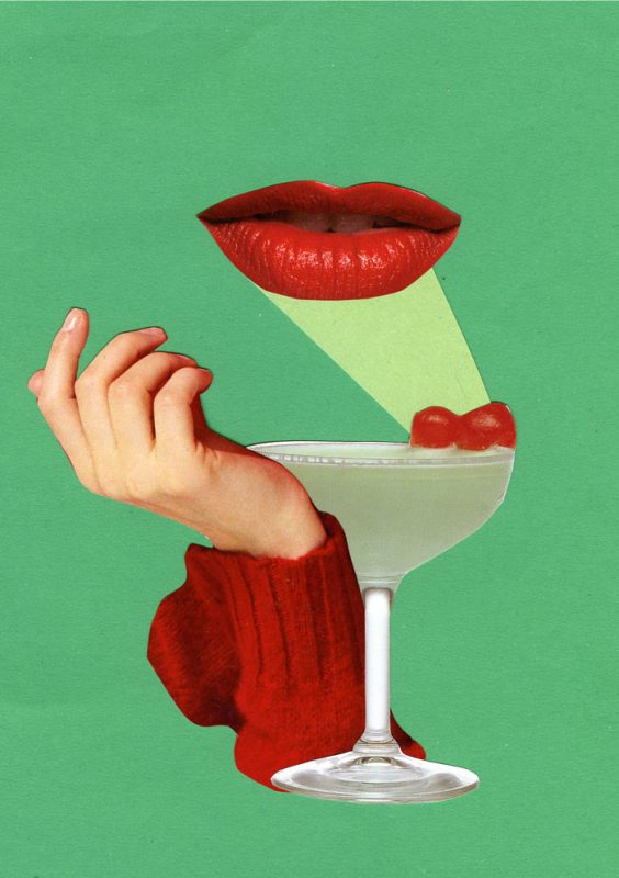 collage cocktail and cuts
