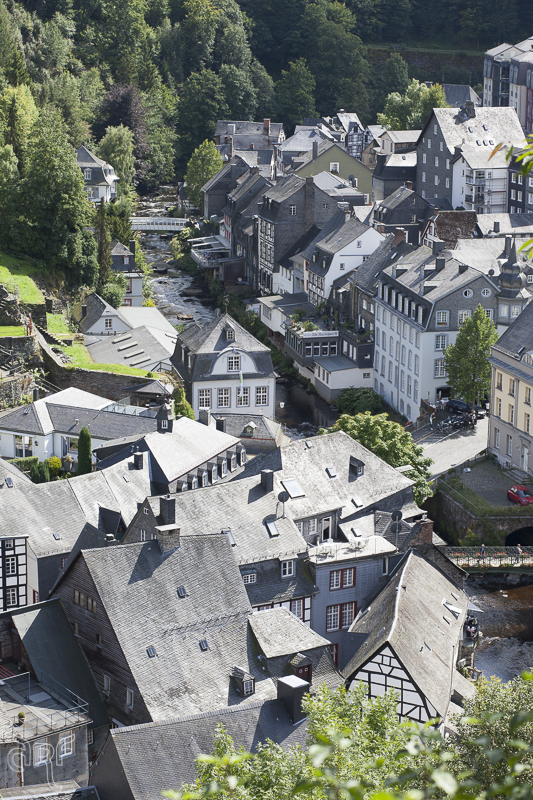 view from above Monschau