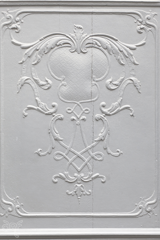white embellished panel Monschau