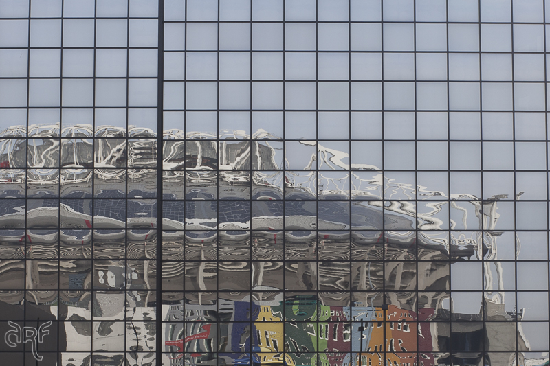 fragmented reflection Amsterdam Bijlmer Arena