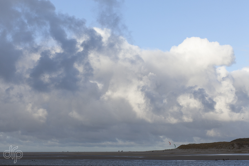 A typically Dutch sky, De Slufter, Texel