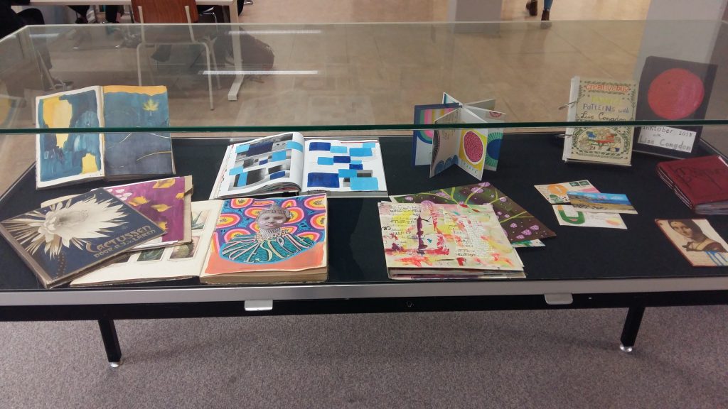 display case at Paper Magic II