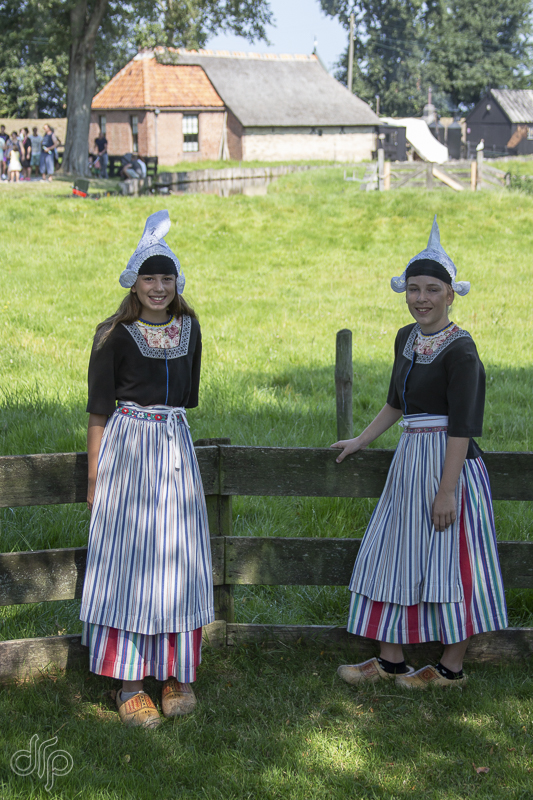 Zuiderzeemuseum girls in folk costume