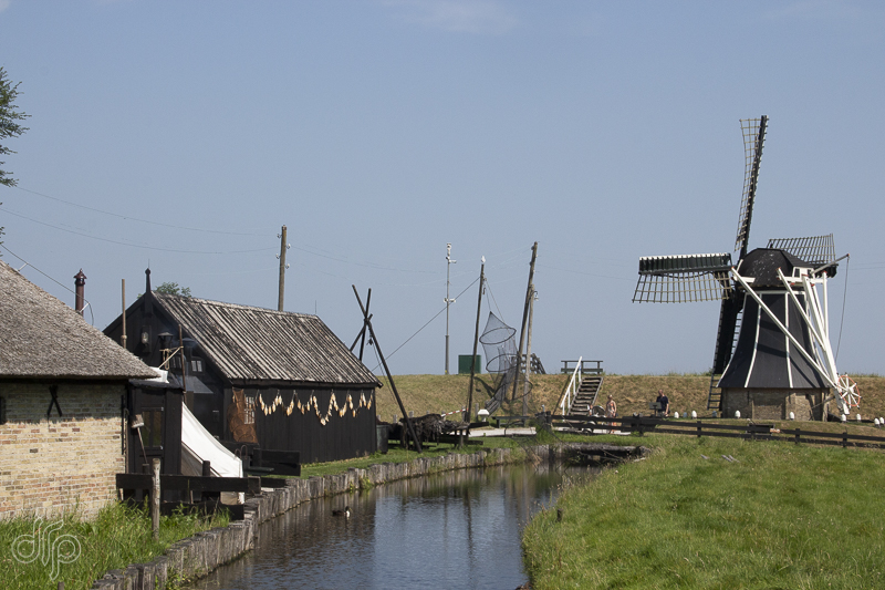 windmill in Zuiderzeemuseum
