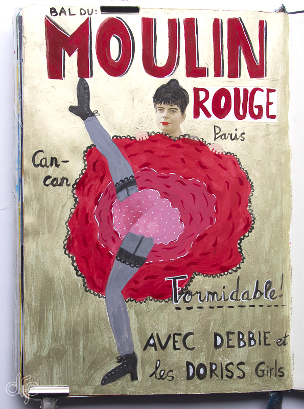 Illustration of Moulin Rouge, Paris