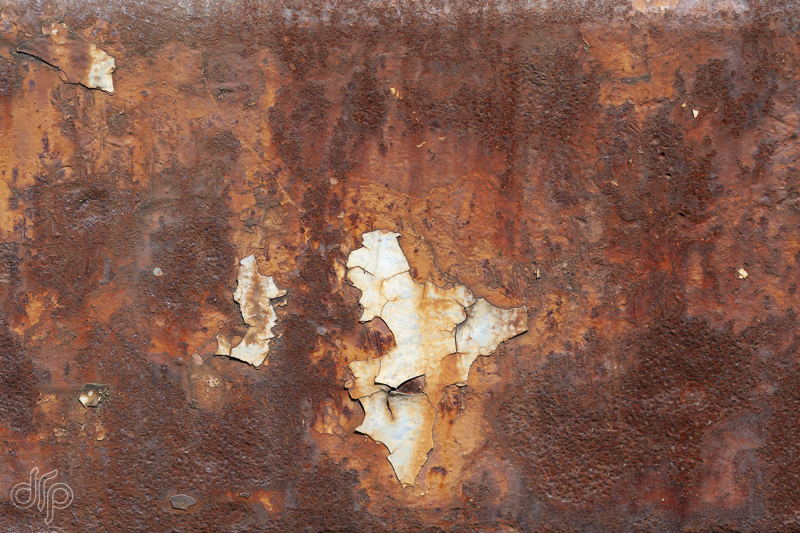 very rusty surface