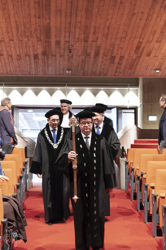 Arrival of the cortege at VU aula