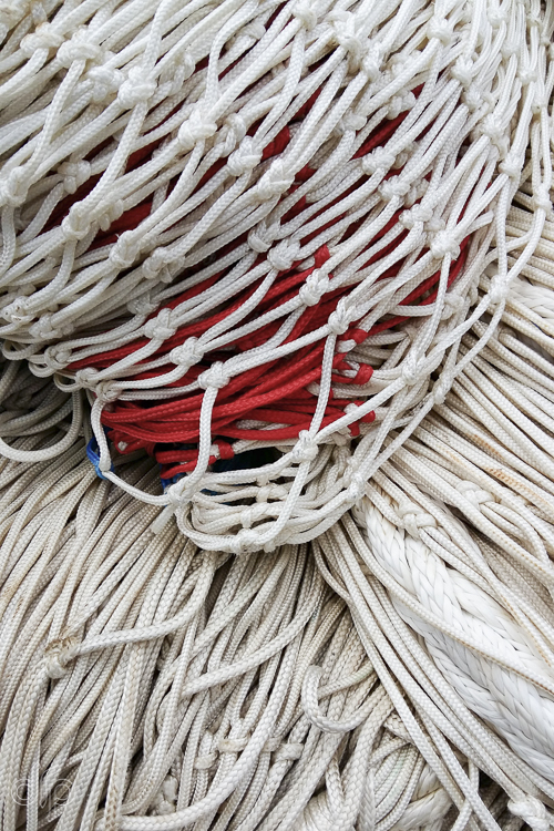 red and white nets