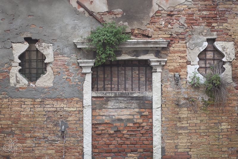 Derelict house in Venice, Italy